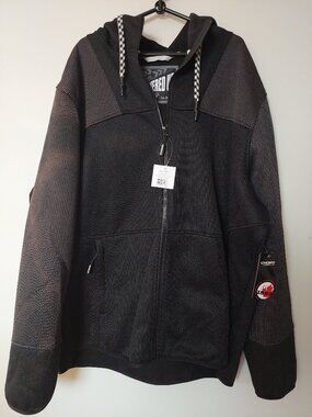 Choko Authentic Apparel "Powered Up Fleece" Men's Size 3XL Full-Zip Hoodie